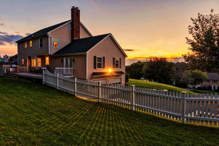 house on grass